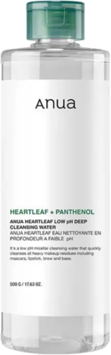 Anua Heartleaf Low pH Deep Cleansing Water