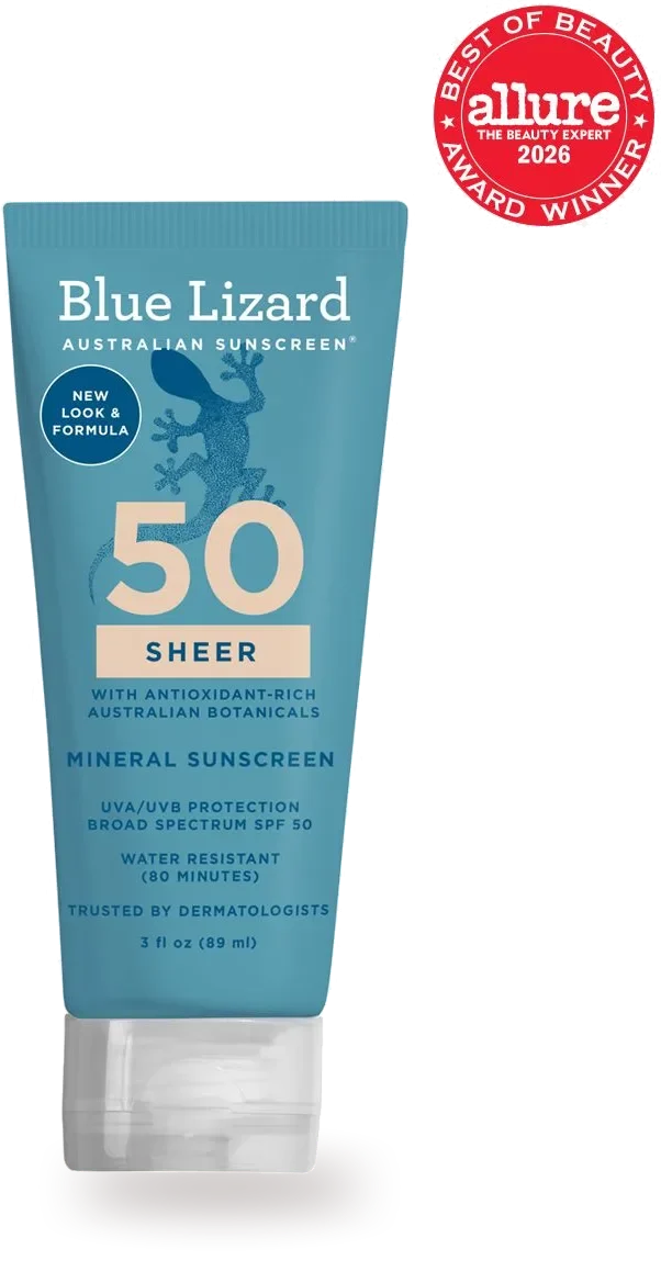 Blue Lizard Sheer Mineral Sunscreen SPF 50