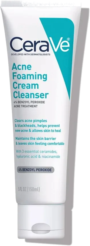 CeraVe Acne Foaming Cream Cleanser