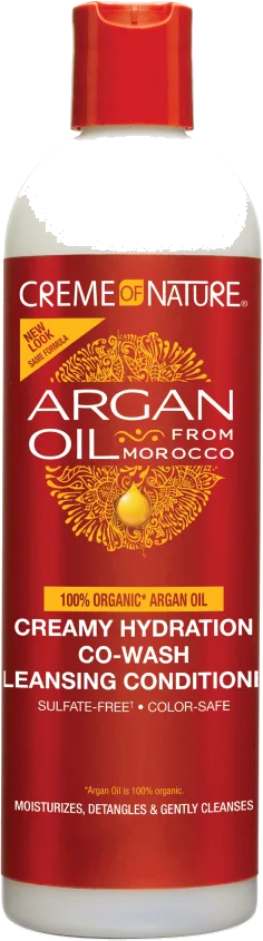 Creme of Nature Argan Oil from Morocco Creamy Hydration Co-Wash Cleansing Conditioner