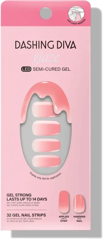 Dashing Diva LED Semi-Cured Gel Nail Strips