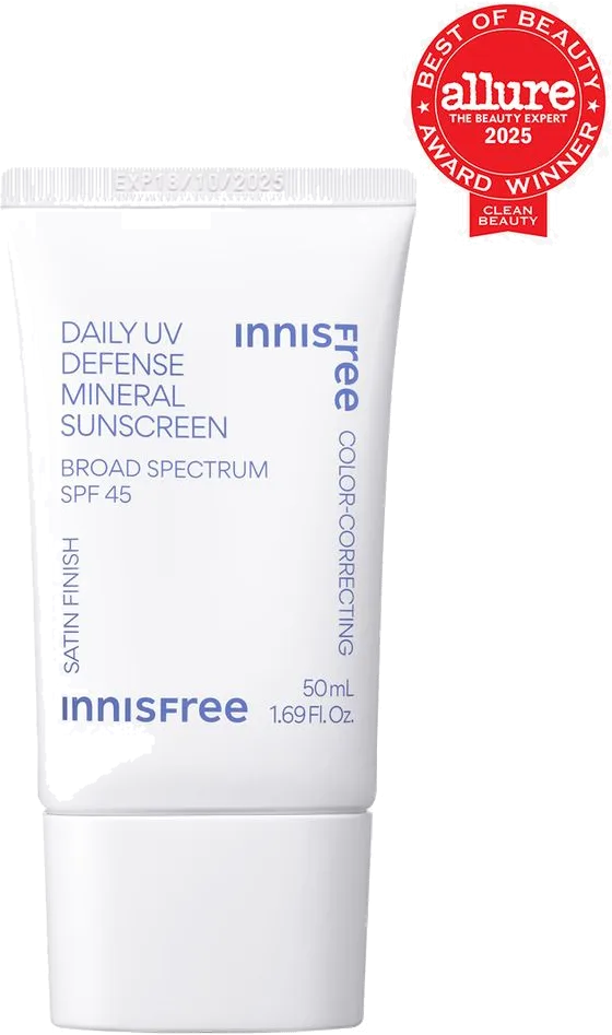 Innisfree Daily UV Defense Mineral Sunscreen Broad Spectrum SPF 45