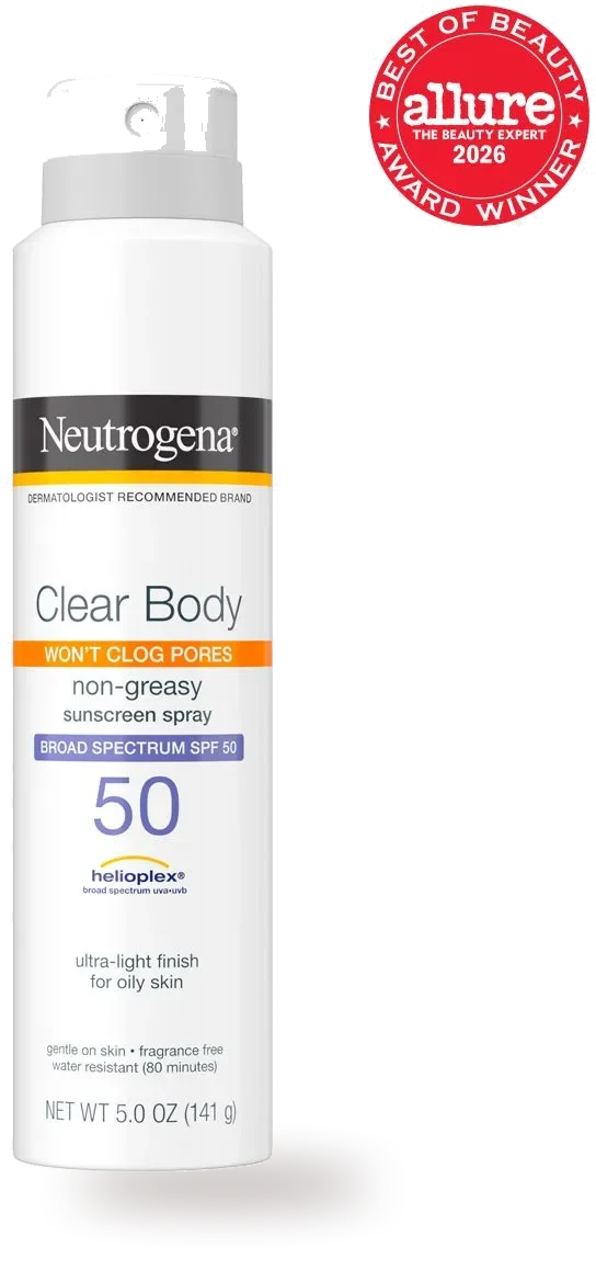 Neutrogena Clear Body Sunscreen Spray SPF 50