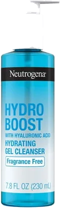 Neutrogena Hydro Boost Hydrating Gel Cleanser with Hyaluronic Acid, Fragrance-Free