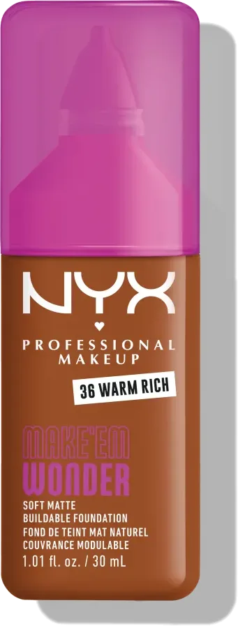 NYX Professional Makeup Make 'Em Wonder Soft Matte Foundation
