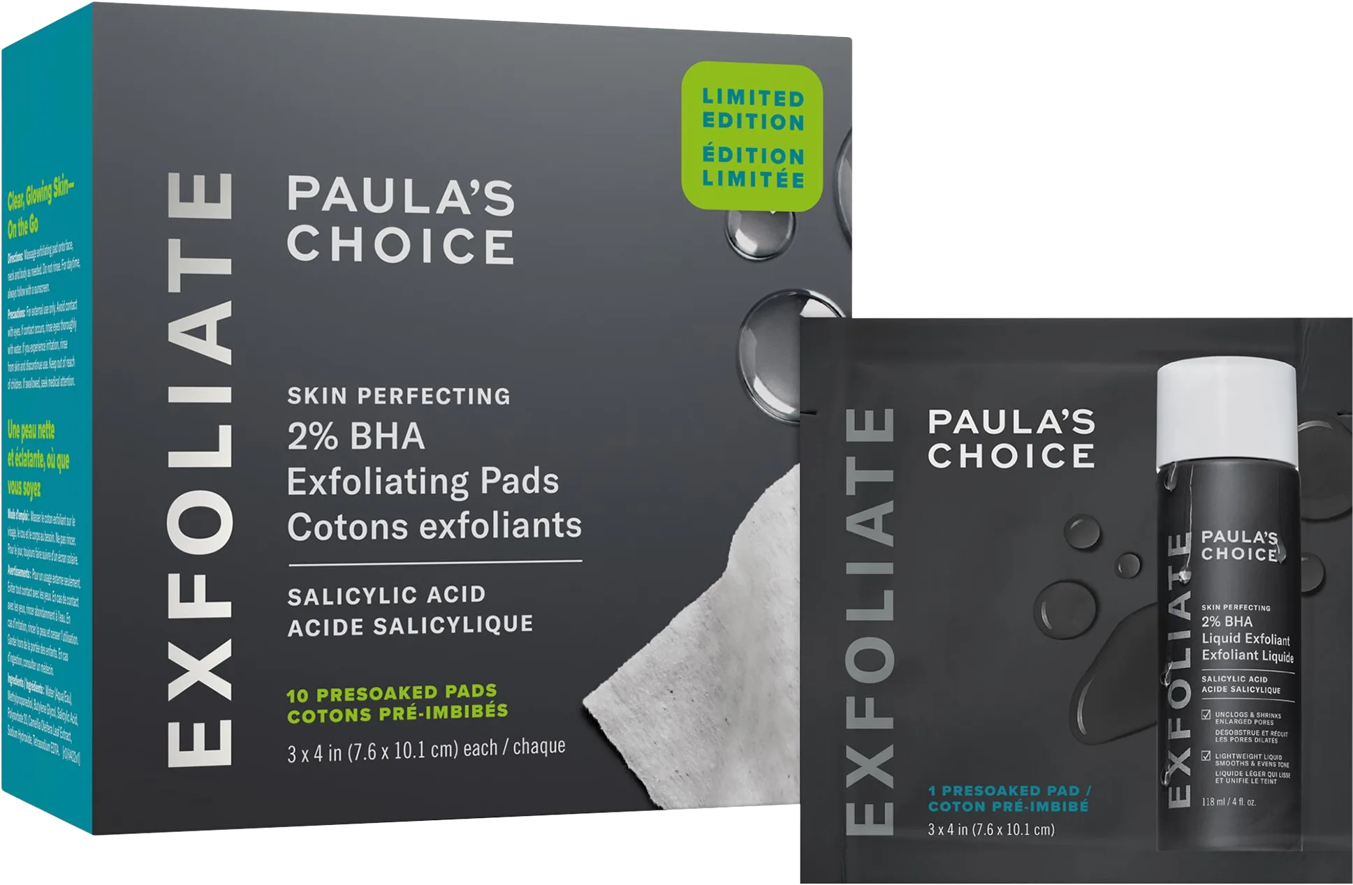 Paula's Choice Skin Perfecting 2% BHA Exfoliating Toner Pads