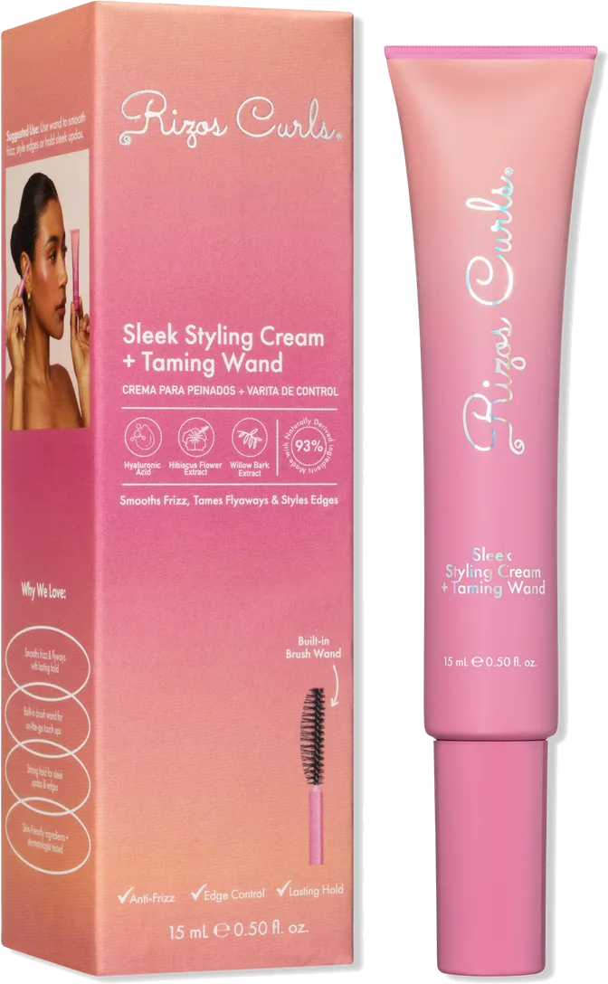 Rizos Curls Sleek Styling Cream + Taming Wand