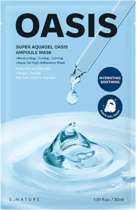 S.NATURE Super Aquagel Oasis Ampule Mask