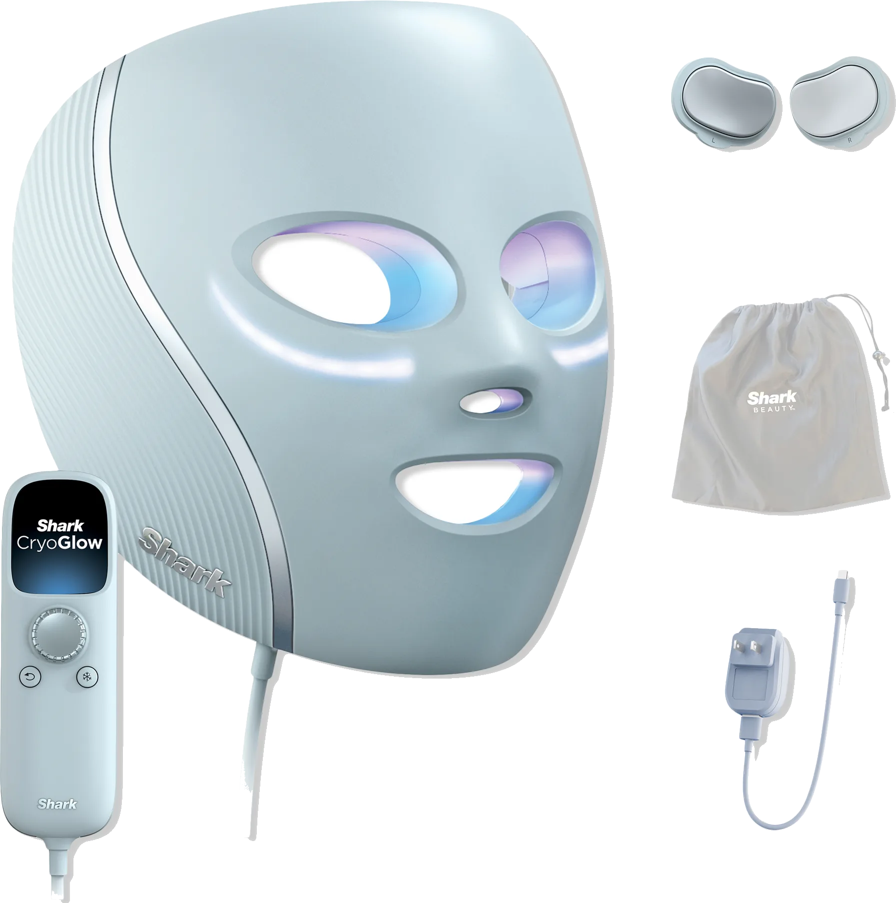 Shark Beauty CryoGlow™ Cooling + LED Anti-Aging & Skin-Clearing Mask
