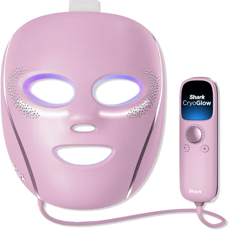 Shark Beauty CryoGlow Red Blue & Infrared iQLED Face Mask & Under Eye Cooling