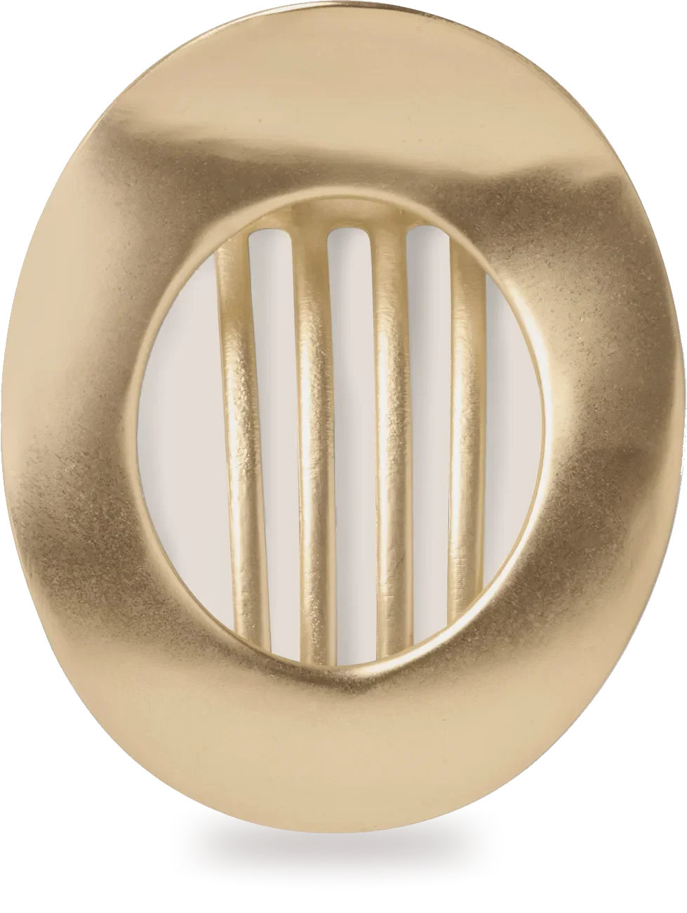 The Hair Edit Gilded Ellipse Flat Lay Claw Clip